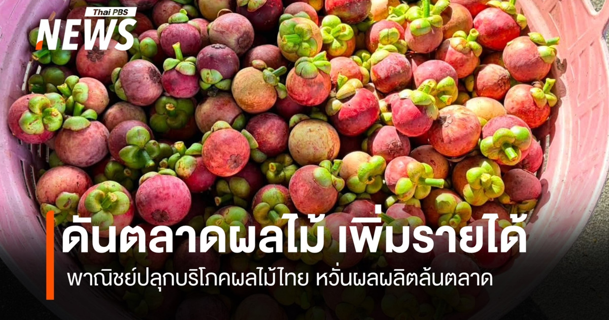 พาณิชย์ปลุกบริโภคผลไม้ไทย ดันตลาด-เพิ่มรายได้เกษตรกร