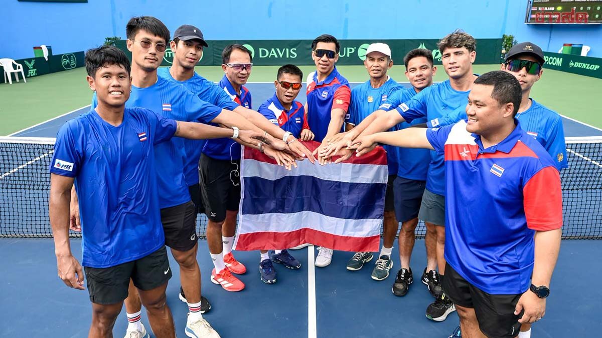 สุชัย เปิดโผนักหวดไทยลุยเดวิสคัพเวิลด์กรุ๊ป 2 เตรียมพร้อมก่อนยกพลเยือนคาซัคสถาน ก.ย.นี้